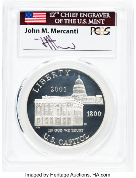 Image for 2001-P S$1 U.S. Capitol Visitor Center PR DCAM OGP