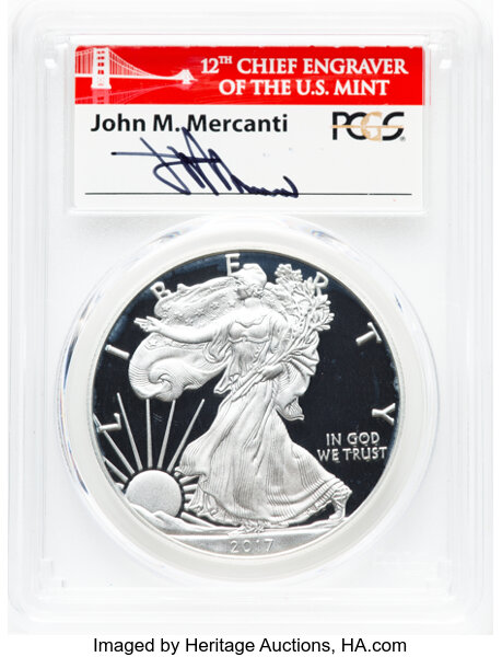 2017-S $1  Silver Eagle PR DCAM PR70 DCAM thumbnail 23