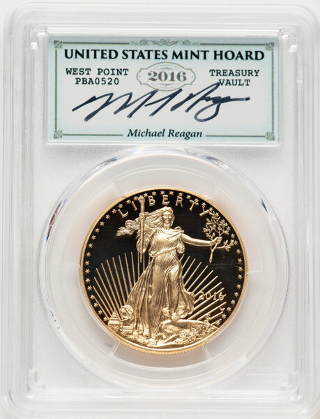 Image for 2016-W G$50  Gold Eagle, 30th Anniversary PR DCAM PR65 DCAM