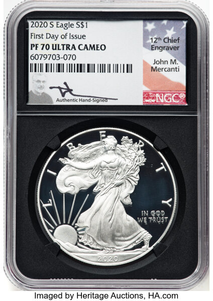 2020-S $1  Silver Eagle PR DCAM PR64 DCAM thumbnail 23