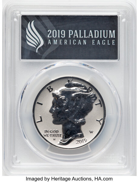 2019-W $25  Palladium Eagle, Reverse Proof PR67 thumbnail 21