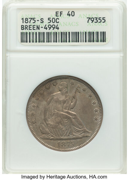 1875-S 50c MS thumbnail 11