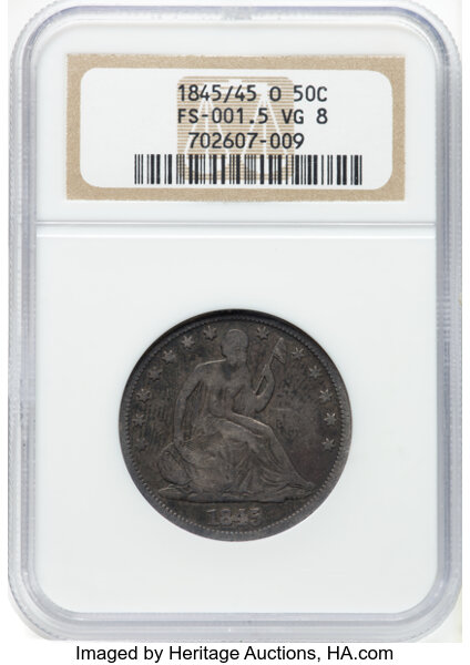 1845-O 50c MS thumbnail 4