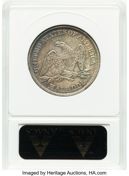 1842 50c Medium Date MS63 thumbnail 18