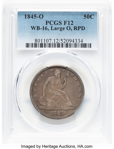 1845-O 50c MS thumbnail 7