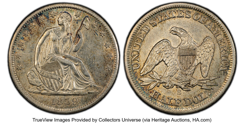 1859-S 50c MS thumbnail 11