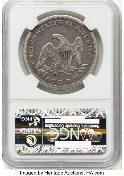 1850-O $1 VF25 thumbnail 4