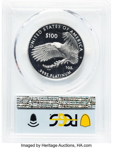 2022-W P$100  Platinum Eagle, Freedom of Speech PR DCAM PR65 DCAM thumbnail 24
