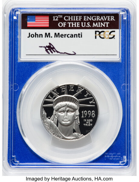 1998-W P$50  Platinum Eagle PR DCAM PR70 DCAM thumbnail 7