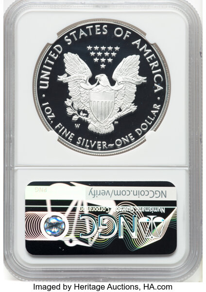 2019-W $1  Silver Eagle PR DCAM PR64 DCAM CAC thumbnail 25
