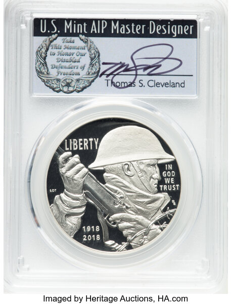 Image for 2018-P S$1 World War I Centennial PR DCAM OGP