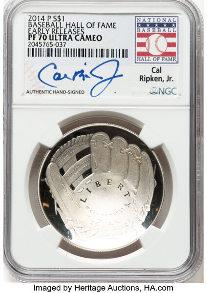 2014-P S$1 Baseball Hall of Fame MS thumbnail 2