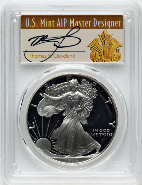 1993-P $1  Silver Eagle PR DCAM thumbnail 9