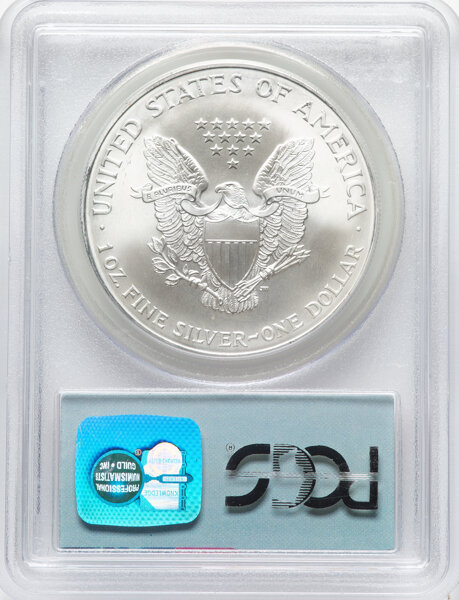 2001 $1  Silver Eagle MS63 thumbnail 11