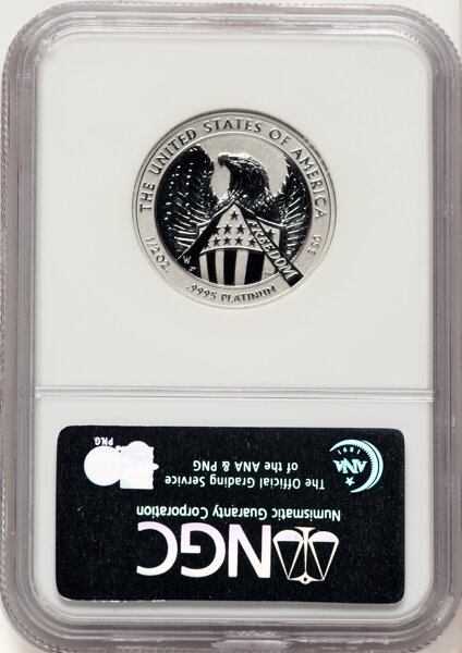 2007-W P$50  Platinum Eagle, Reverse Proof PR70 thumbnail 8