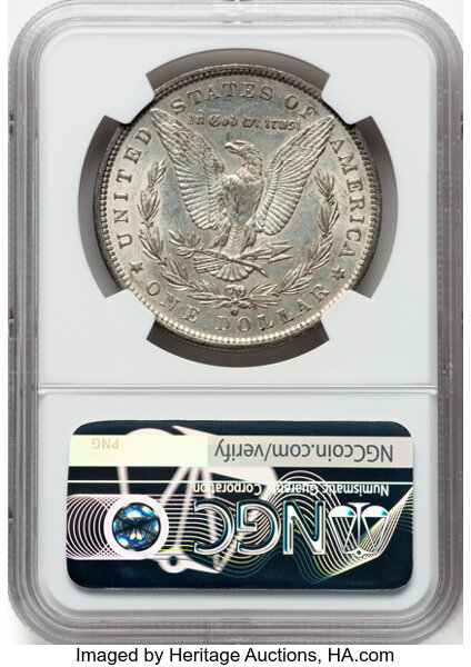 1886-O $1  Clashed Reverse BER, VAM-1A1 AU55 thumbnail 6
