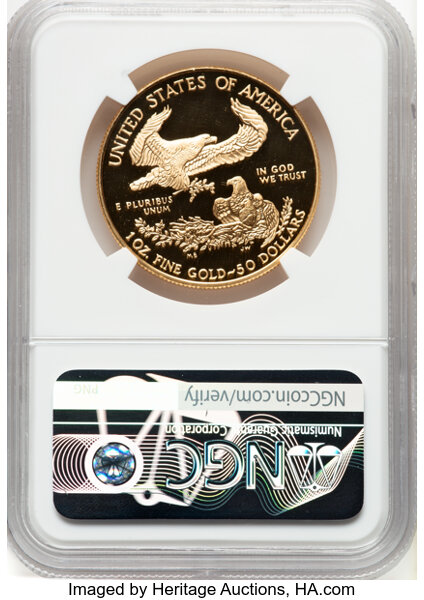 2007-W G$50  Gold Eagle PR DCAM OGP thumbnail 2