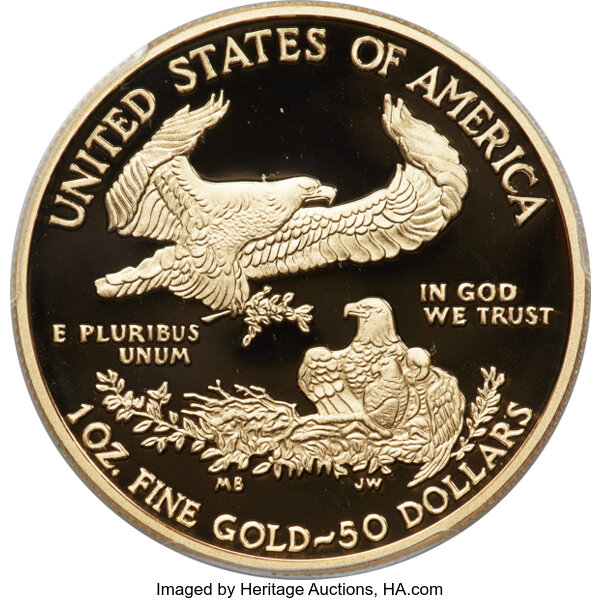 2020-W G$50  Gold Eagle, v75 Privy, WWII Anniversary PR DCAM PR65 DCAM thumbnail 13