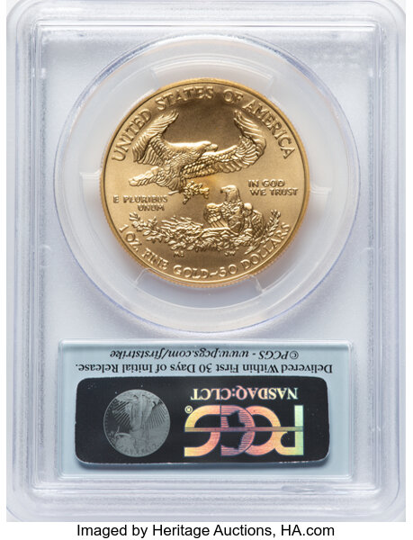 2013-W G$50  Gold Eagle, Burnished MS thumbnail 10
