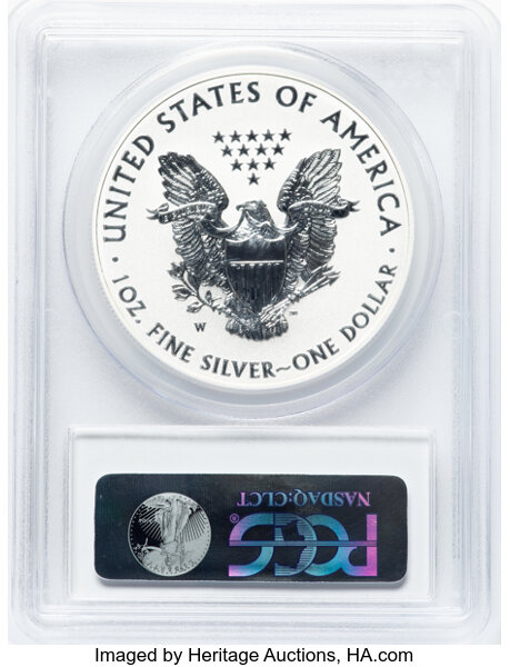 2013-W $1  Silver Eagle, Reverse Proof PR70 thumbnail 18