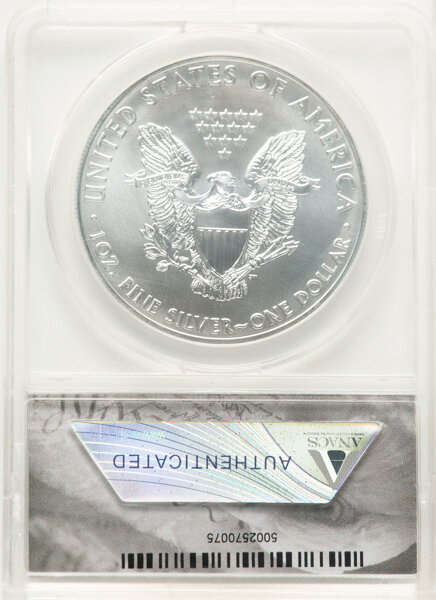 2011-(S) $1  Silver Eagle, Struck at San Francisco Mint MS70 thumbnail 8