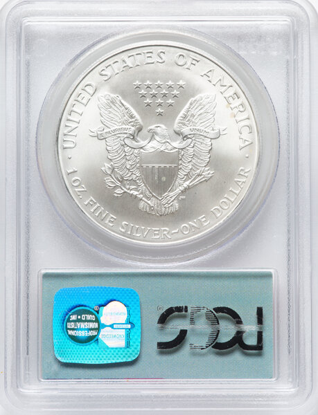 2001 $1  Silver Eagle MS63 thumbnail 11
