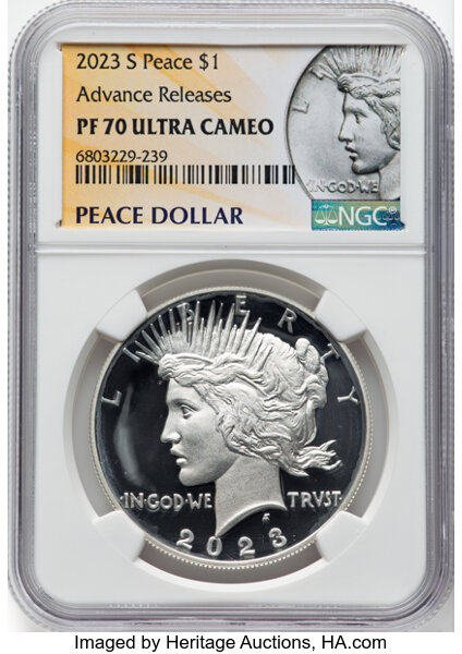 2023-S S$1  Peace PR DCAM PR66 DCAM CAC thumbnail 22