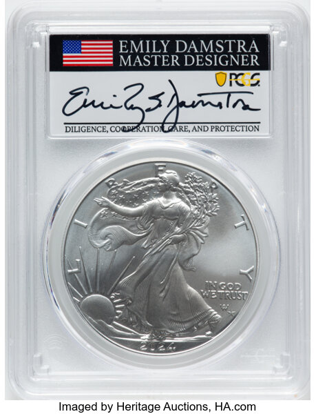 2024-(P) $1  Silver Eagle, Star Privy MS thumbnail 21