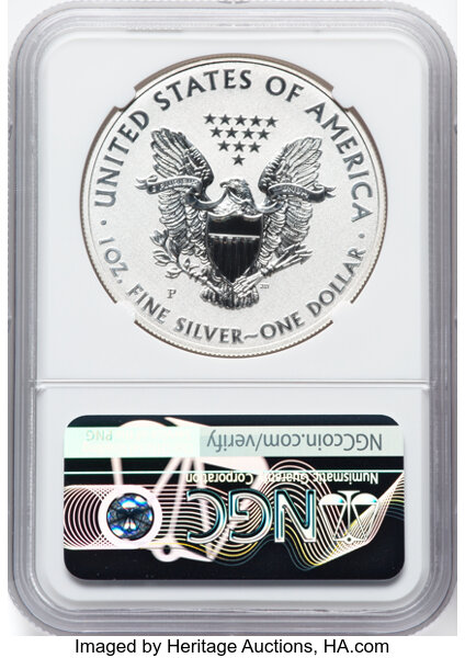 2011-P $1  Silver Eagle, Reverse Proof, 25th Anniversary PR70 thumbnail 12