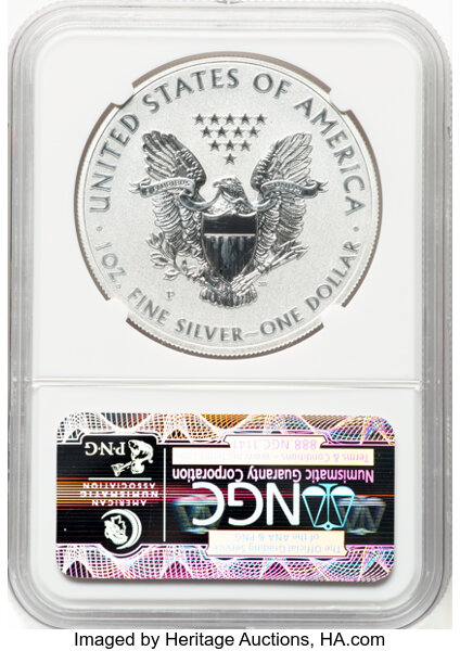 2011-P $1  Silver Eagle, Reverse Proof, 25th Anniversary PR70 thumbnail 14