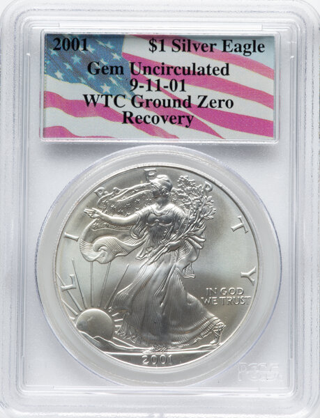 2001 $1  Silver Eagle MS63 thumbnail 14
