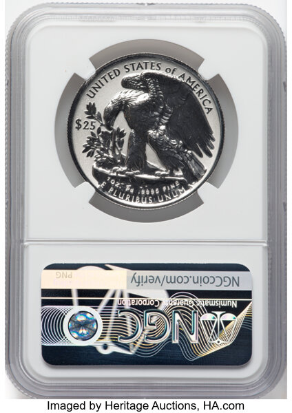 2019-W $25  Palladium Eagle, Reverse Proof PR70 thumbnail 12