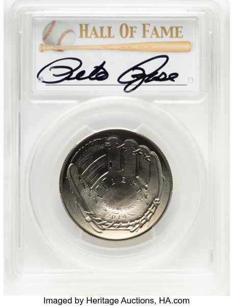 2014-D 50c Baseball Hall of Fame MS70 thumbnail 7