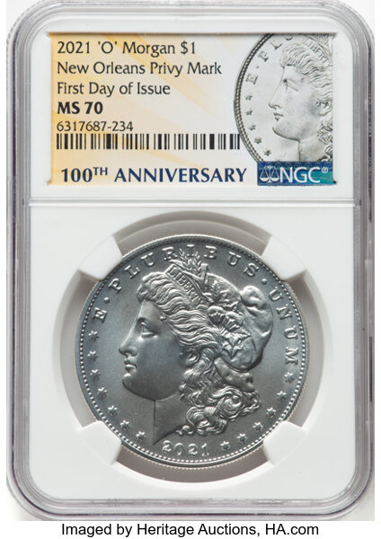 2021-(O) S$1 Morgan, Privy Mark, 100th Anniversary MS thumbnail 16