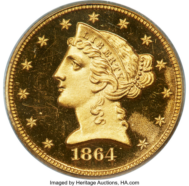 1864 $5  PR DCAM thumbnail 3