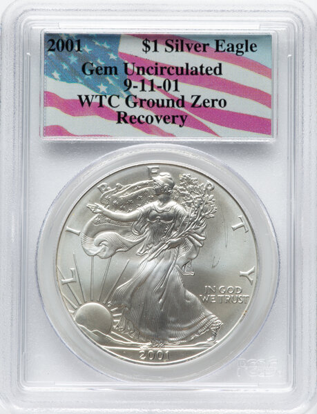 2001 $1  Silver Eagle MS63 thumbnail 12