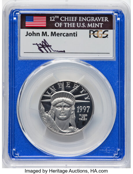 1997-W P$50  Platinum Eagle PR DCAM PR70 DCAM thumbnail 7