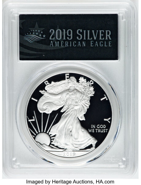 2019-W $1  Silver Eagle PR DCAM PR70 DCAM thumbnail 15
