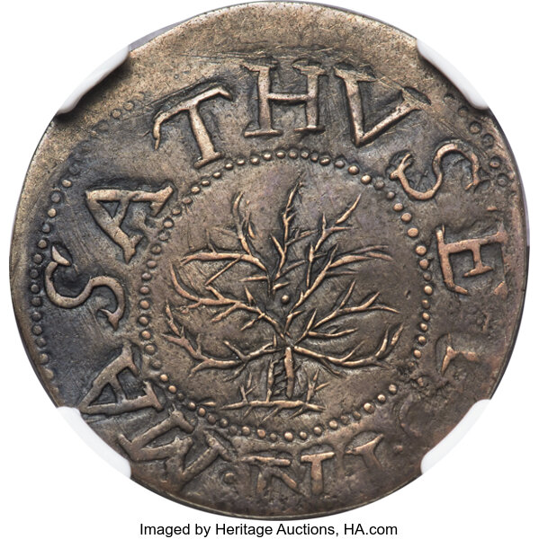 Image for 1652 Shilling Oak Tree MS61