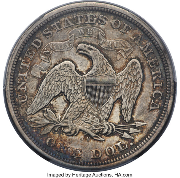 1870-CC $1 VF35 thumbnail 4
