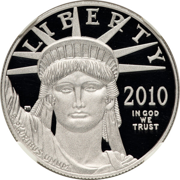 2010-W P$100  Platinum Eagle PR DCAM OGP thumbnail 7