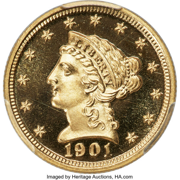 1901 $2 1/2 PR DCAM thumbnail 4