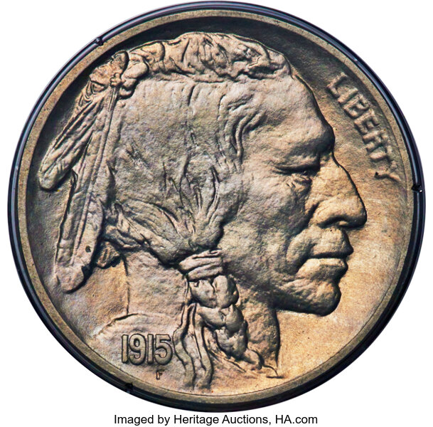 1915 5c Matte Finish PR66 CAC thumbnail 3
