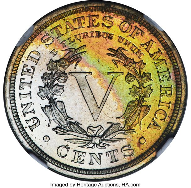 1903 5c PR68 CAC thumbnail 4