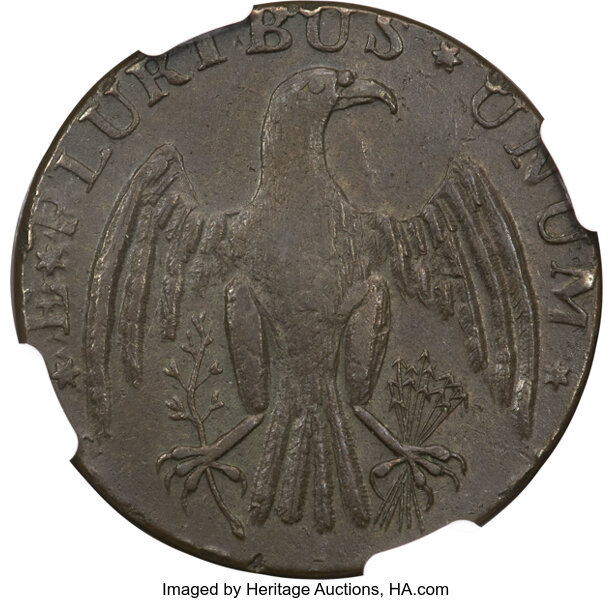 1787 Copper IMMUNIS COLUMBIA, Eagle Reverse, Plain Edge MS BN MS60 BN thumbnail 6