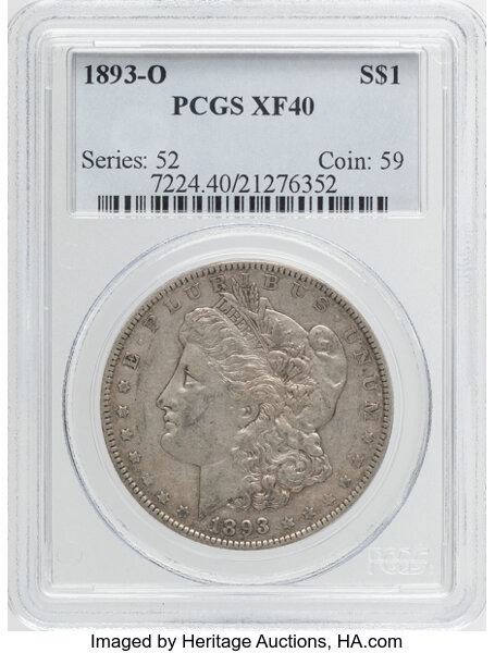 1893 O One Dollar MS Values | Greysheet