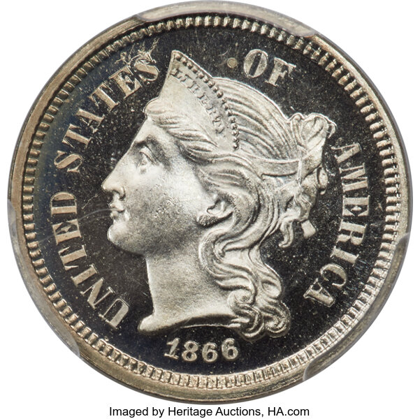 1866 3cN PR DCAM PR63 DCAM CAC thumbnail 18