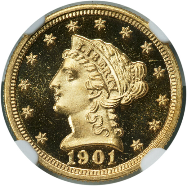 1901 $2 1/2 PR DCAM thumbnail 3