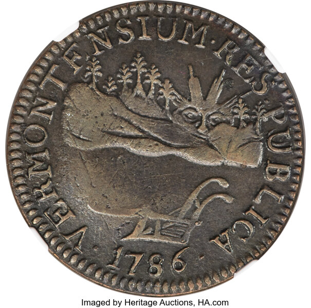 1786 Copper Vermont, VERMONTENSIUM MS BN thumbnail 7