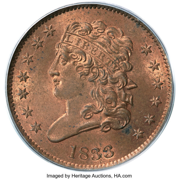 1833 1/2c MS RD thumbnail 2